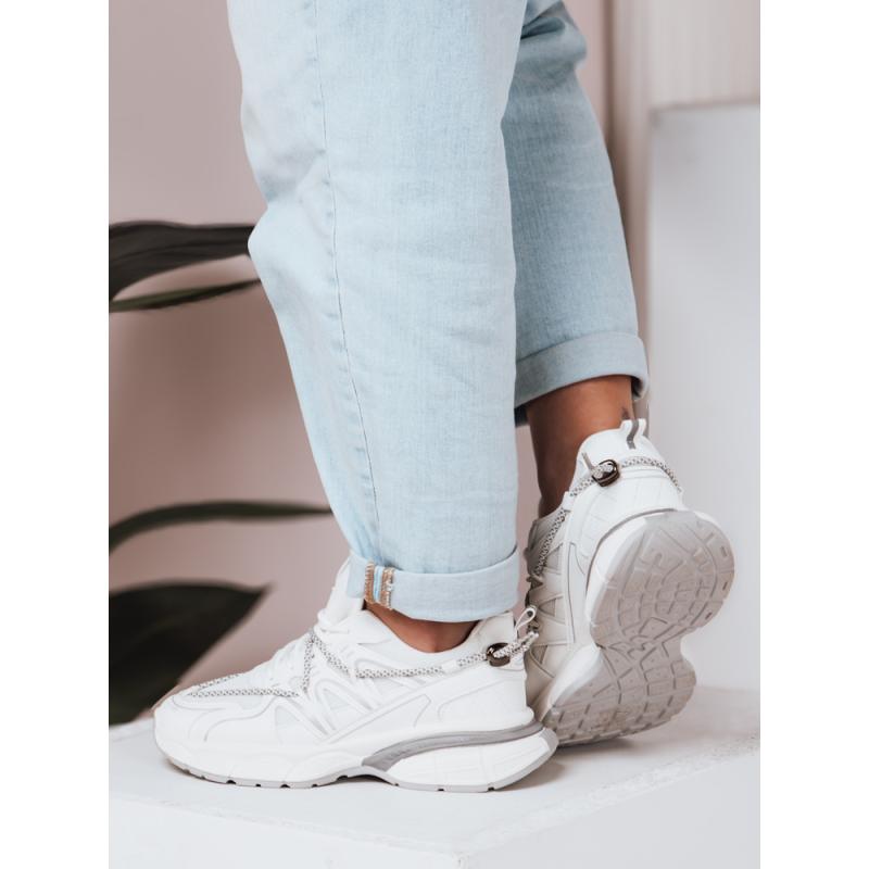 Dámské sportovní tenisky s plochou podrážkou LUXORUNS bílé