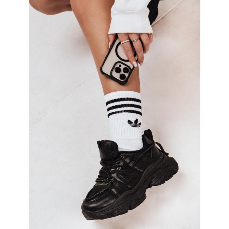 Női vastagabb talpú tornacipő NEWMOVE fekete