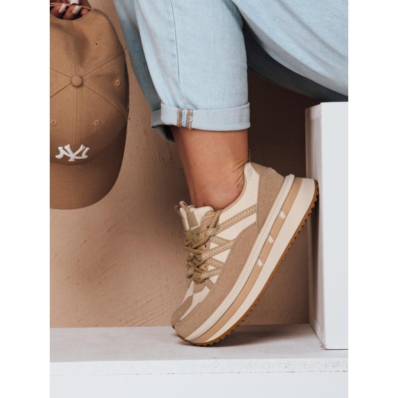 Dámské tenisky na podrážce ZENSHO khaki