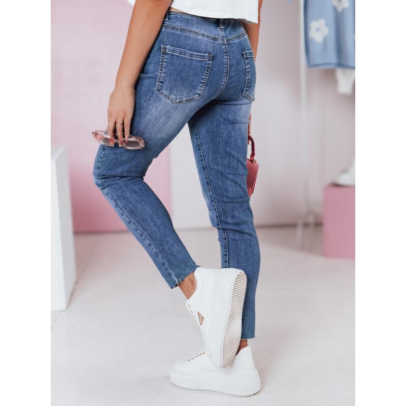 Dámské džíny slim fit DENIMFIT námořnická modř