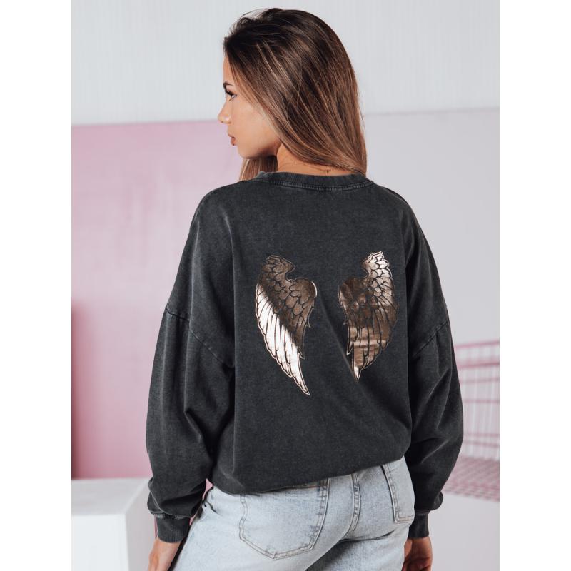 Női pulóver HALOAURA, grafit