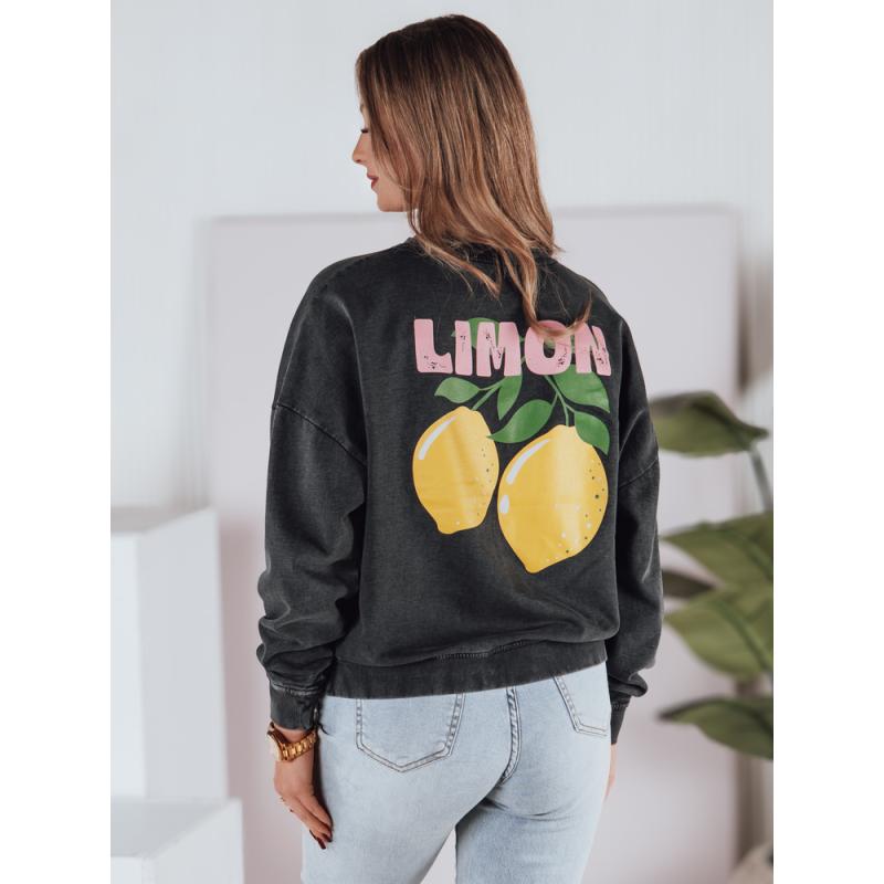 Női pulóver LEMONFIT, grafit