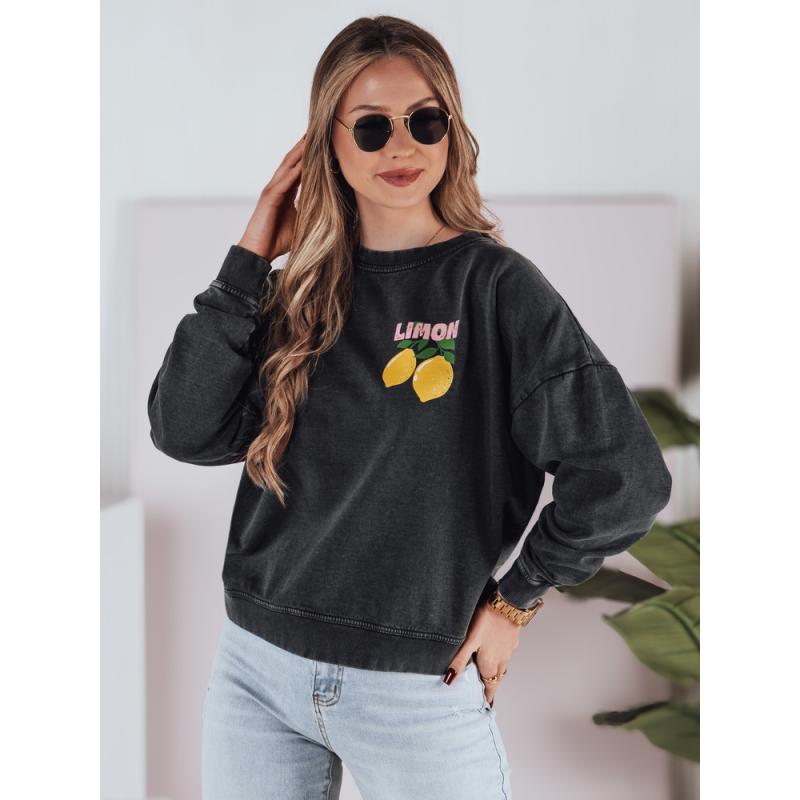 Női pulóver LEMONFIT, grafit