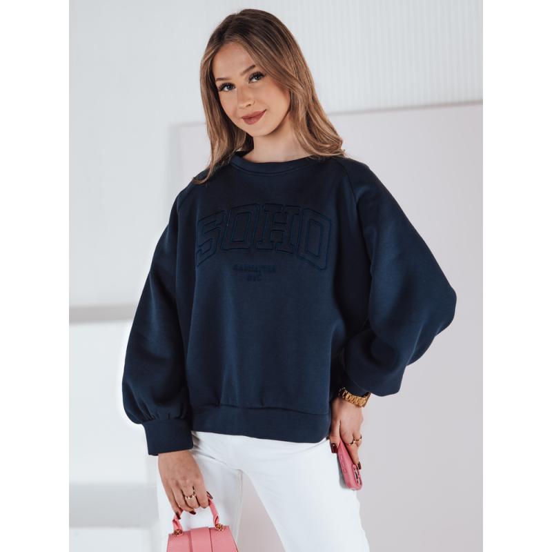 Női pulóver COSYONE, sötétkék