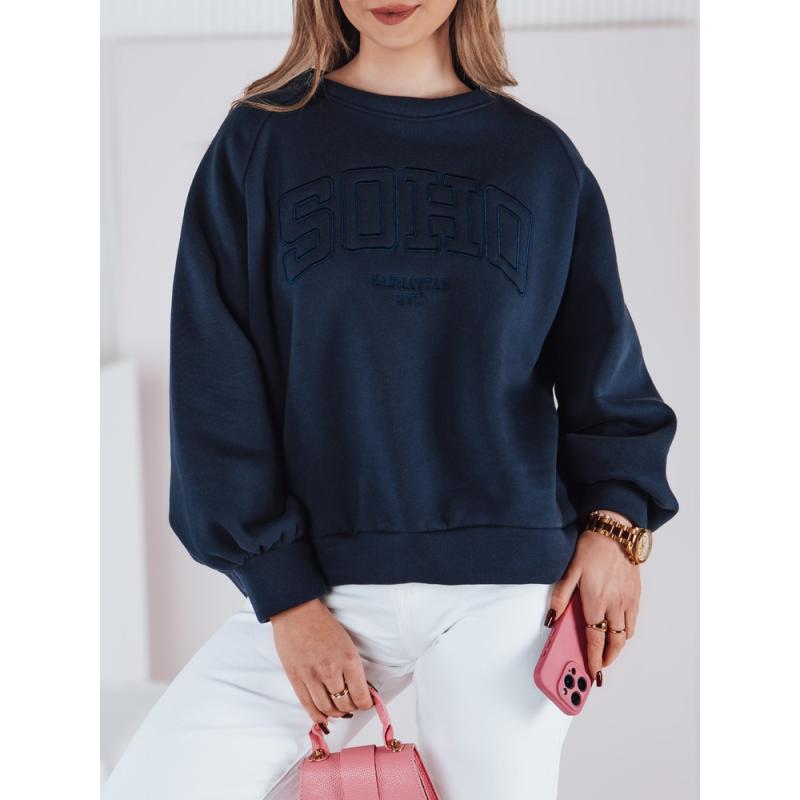 Női pulóver COSYONE, sötétkék