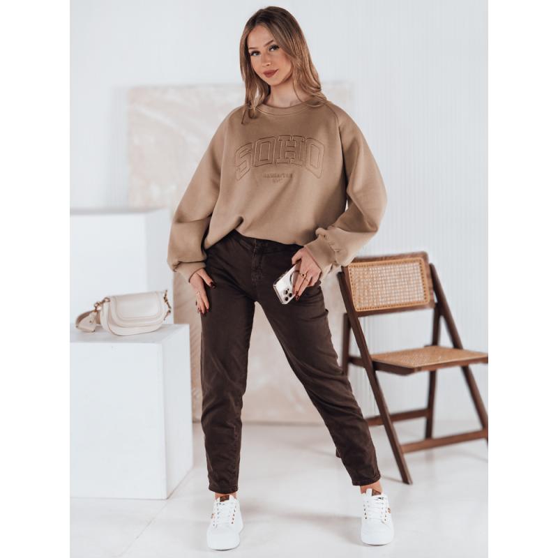 Dámská mikina one size COSYONE kávová