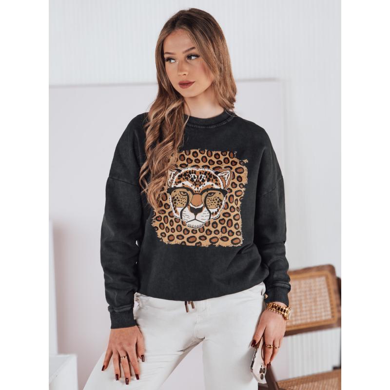 Női pulóver CHEETAHART, egy méret, grafit