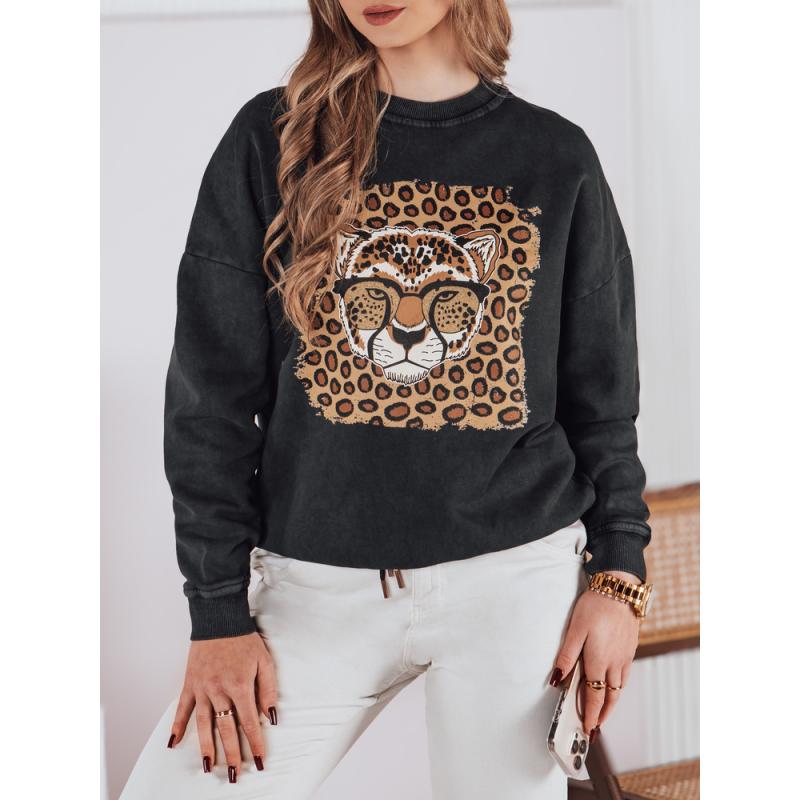 Női pulóver CHEETAHART, egy méret, grafit