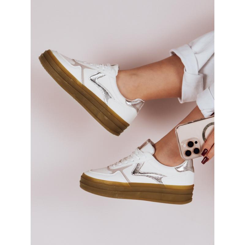 Dámské sportovní tenisky SPARKSOLO stříbrné