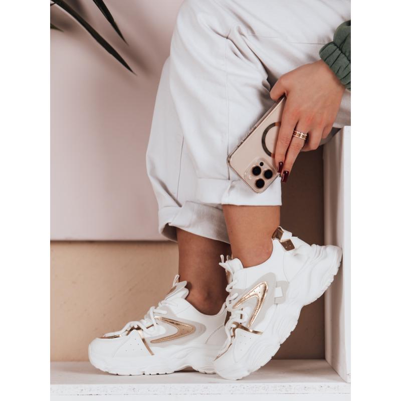 Női fehér SPARKGLAM tornacipő