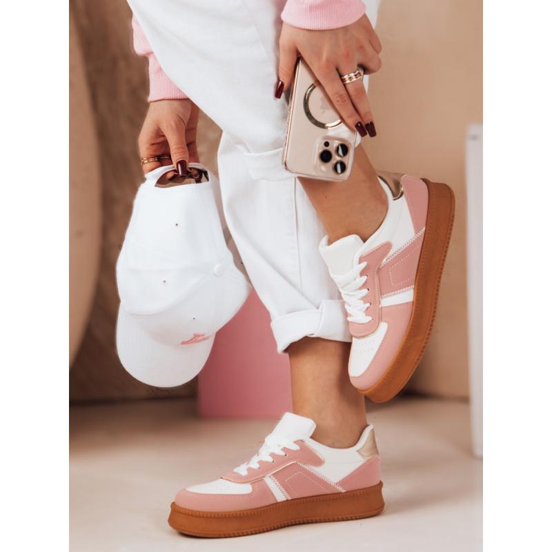 Dámské tenisky NOXSTEP na platformě růžové