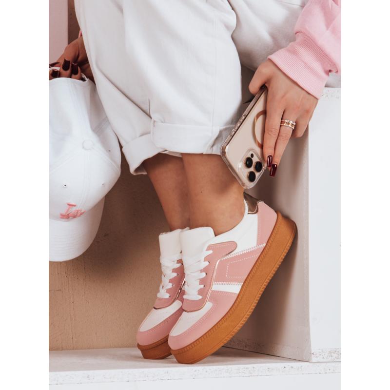 Dámské tenisky NOXSTEP na platformě růžové