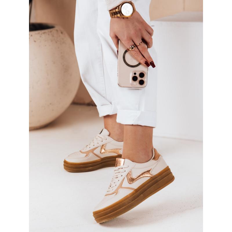 Dámské sportovní tenisky SPARKSOLO béžové barvy