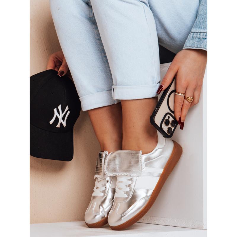 Dámské sportovní tenisky SNIKAR stříbrné