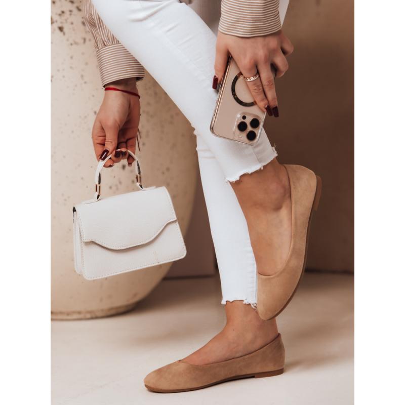 Dámske baleríny MINIMALL v khaki farbe