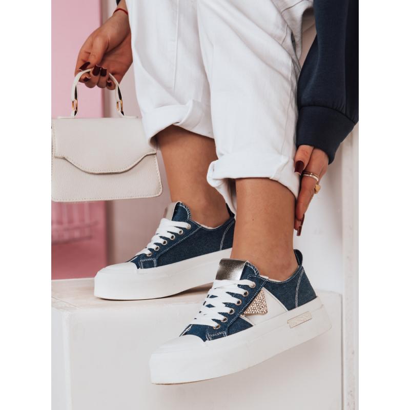 Dámské tenisky na platformě TRENDIS denim