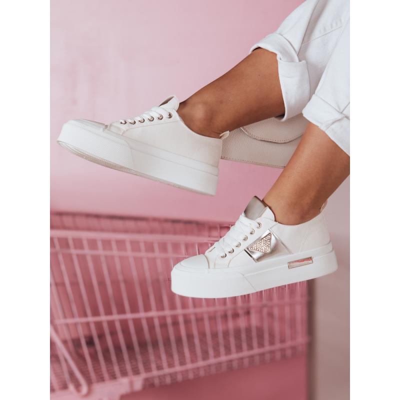 Dámské tenisky TRENDIS na platformě bílé