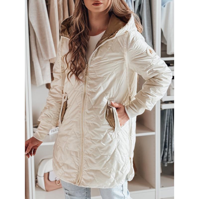 Dámská prošívaná přechodová bunda LIVIANA, bílá