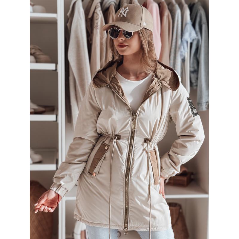 Dámská přechodová bunda GLAMOON béžová