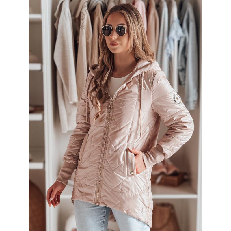 Dámská přechodová prošívaná bunda ROSSANA růžová