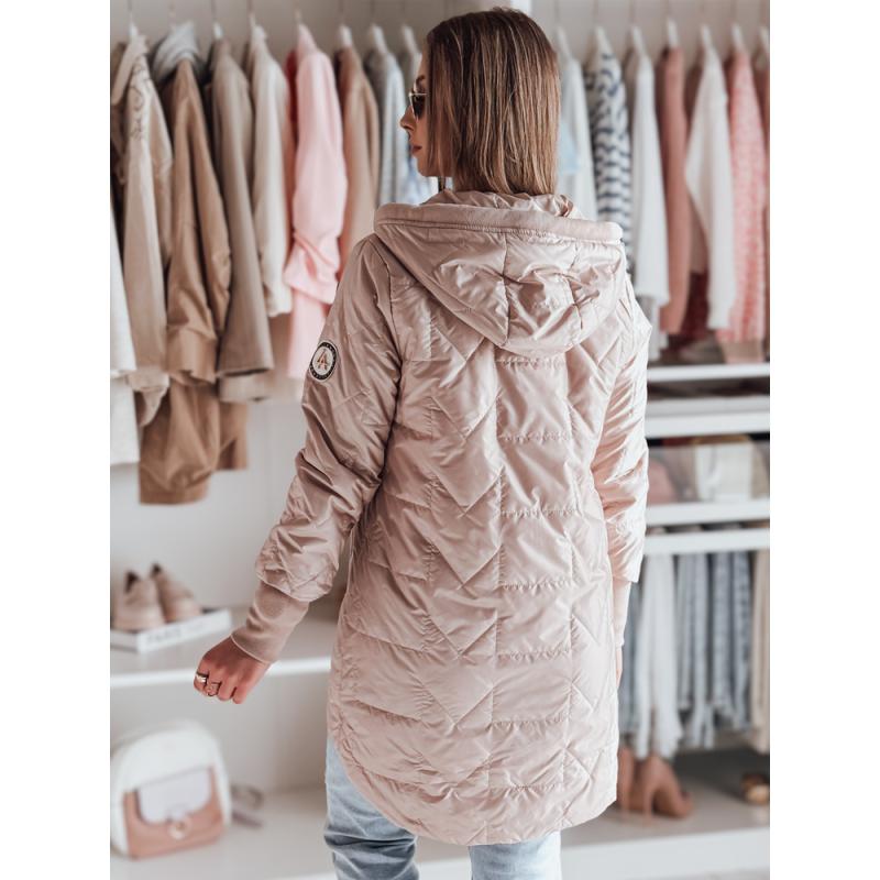 Dámská přechodová prošívaná bunda ROSSANA růžová
