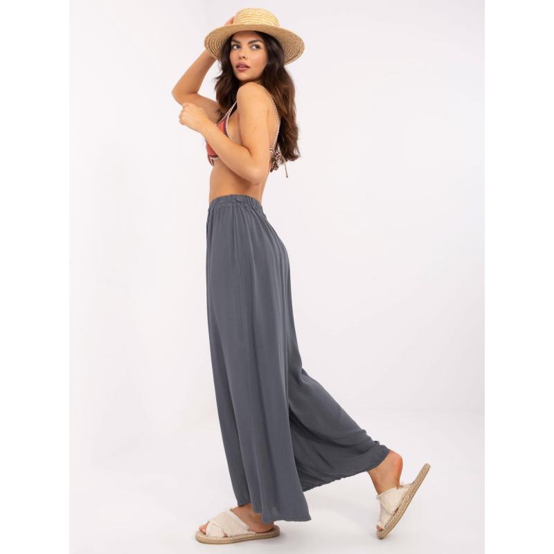 Grafitové letní kalhoty se švy OCH BELLA