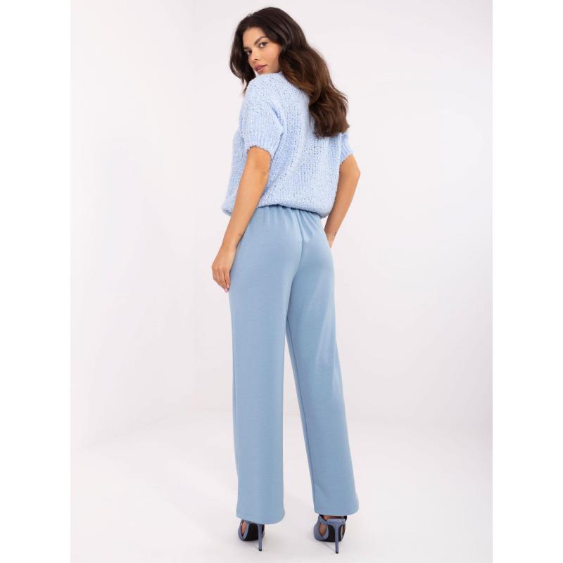 Kék melegítőnadrág bevarrt derékpánttal