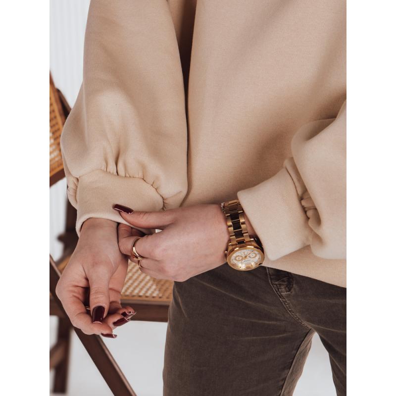 Női pulóver egy méretben COSYONE bézs