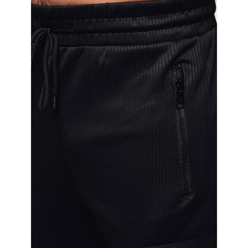 Pánske nohavice cargo čierne