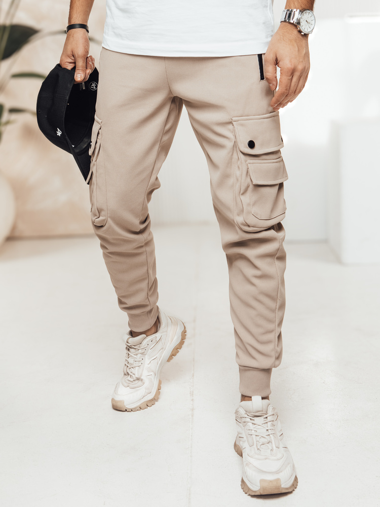 Pánské kalhoty cargo khaki