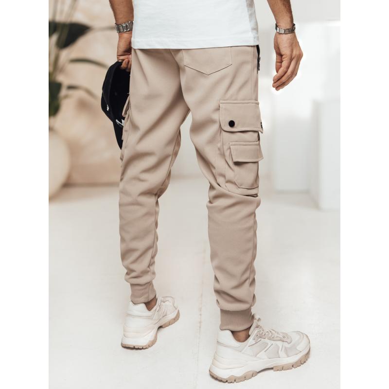 Pánske nohavice cargo khaki