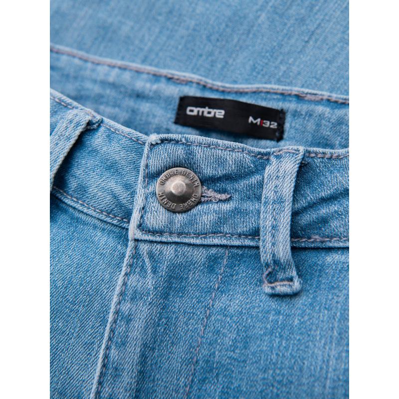 Férfi klasszikus mosott REGULAR FIT farmer - szürke V4 OM-PADP-0217 OM-PADP-0217