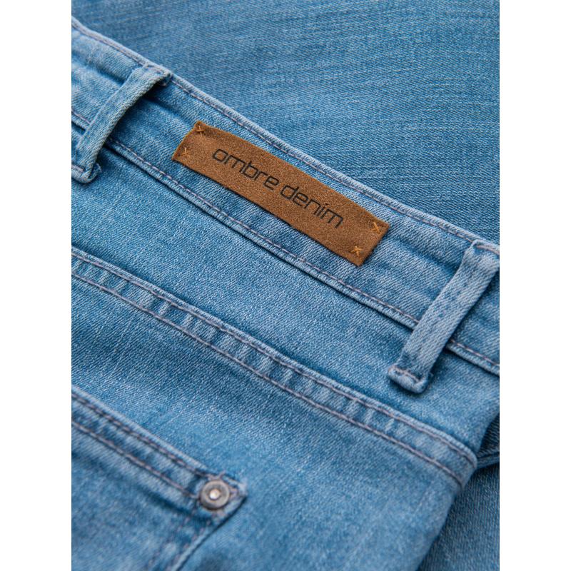 Férfi klasszikus mosott REGULAR FIT farmer - szürke V4 OM-PADP-0217 OM-PADP-0217