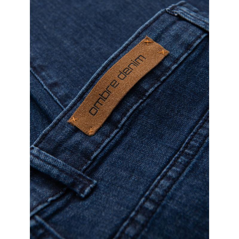 Férfi klasszikus mosott REGULAR FIT farmer - szürke V4 OM-PADP-0217 OM-PADP-0217