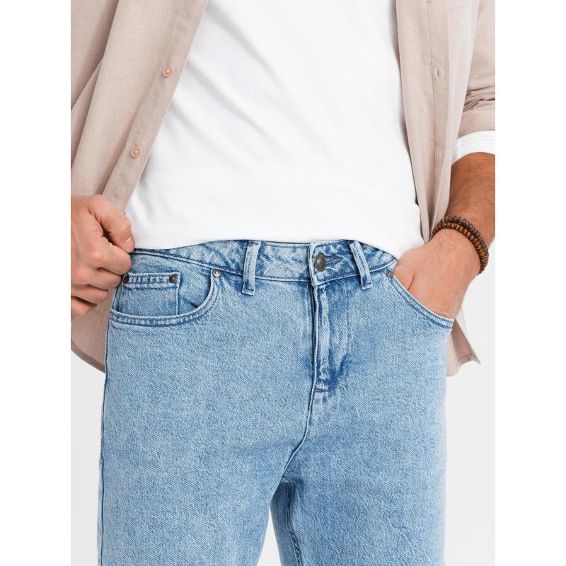 Férfi klasszikus mosott REGULAR FIT farmer - szürke V4 OM-PADP-0217 OM-PADP-0217