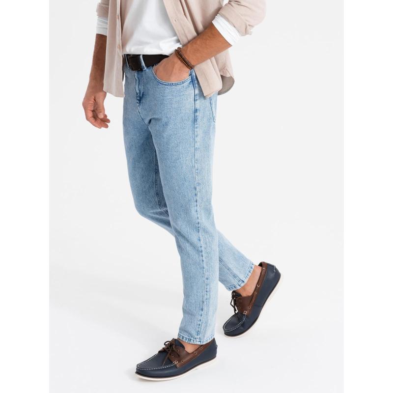 Férfi klasszikus mosott REGULAR FIT farmer - szürke V4 OM-PADP-0217 OM-PADP-0217