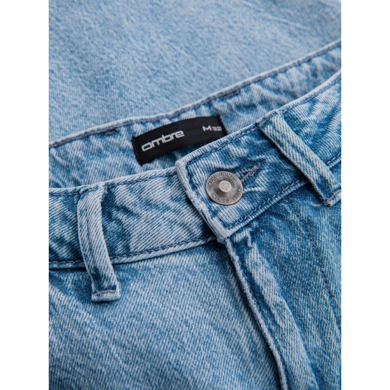 Férfi klasszikus mosott REGULAR FIT farmer - szürke V4 OM-PADP-0217 OM-PADP-0217