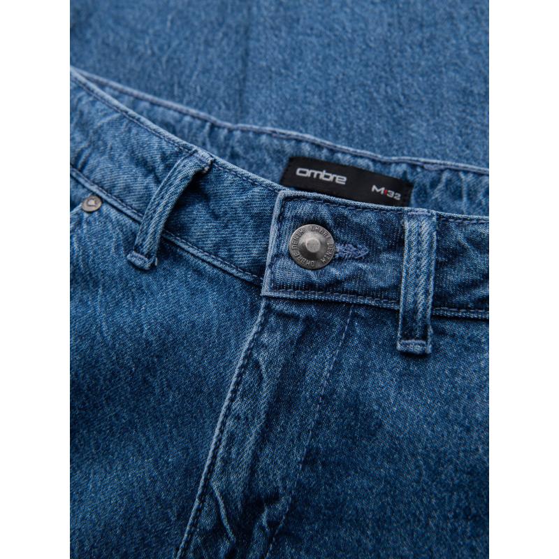 Férfi klasszikus mosott REGULAR FIT farmernadrág - szürke V4 OM-PADP-0217