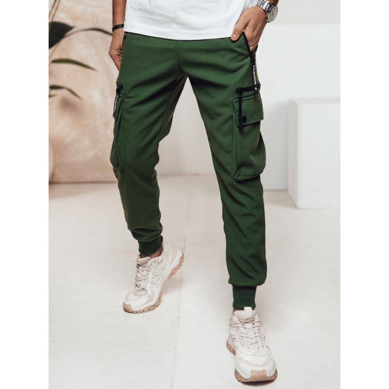 Férfi cargo nadrág, zöld