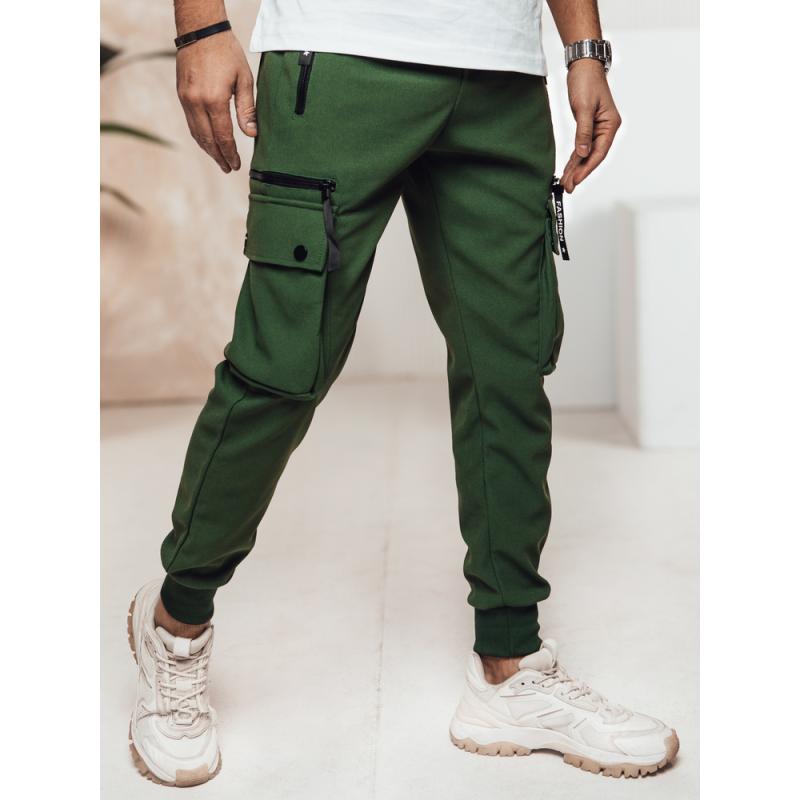Férfi cargo nadrág, zöld