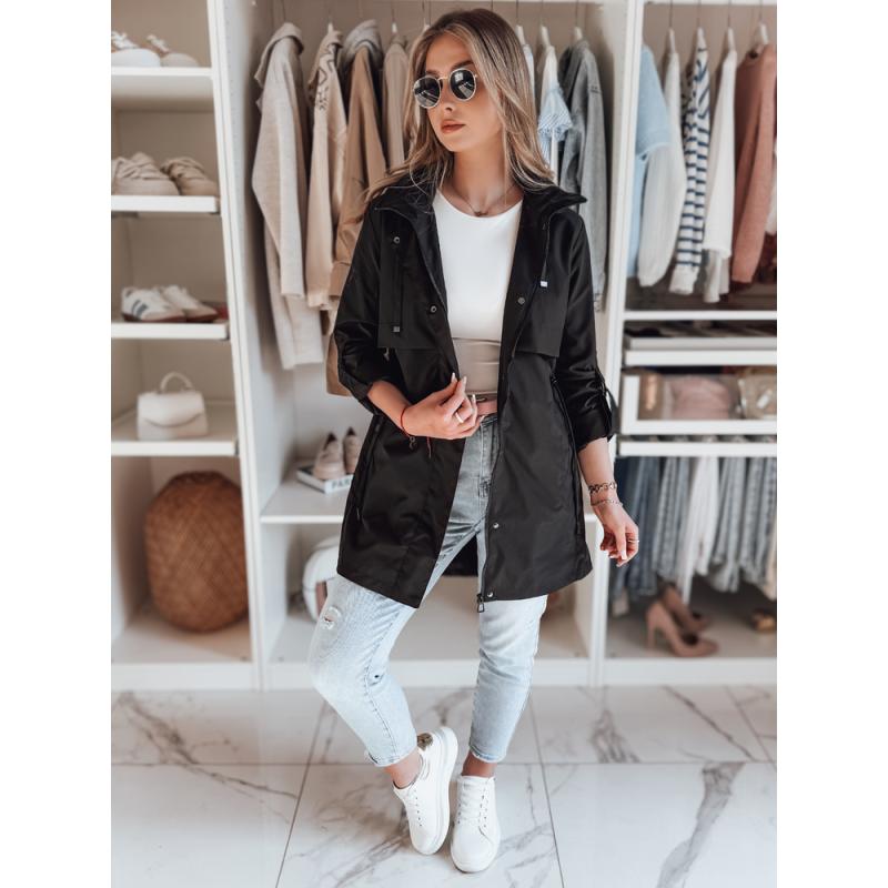 Dámska prechodna bunda STYLINA čierna
