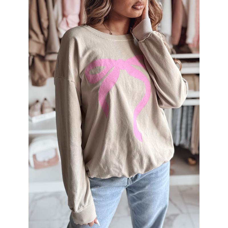 Női pulóver, egy méret, oversize SOFTTIE cappuccion