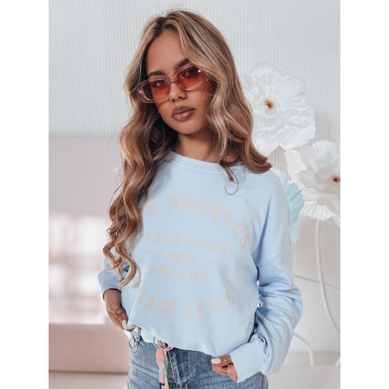 Dámská mikina oversize KALISTYLE modrá