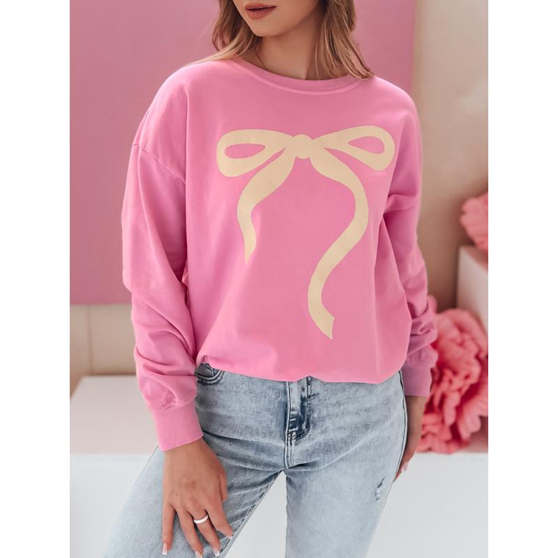 Női pulóver, egy méret, oversize, SOFTTIE rózsaszín