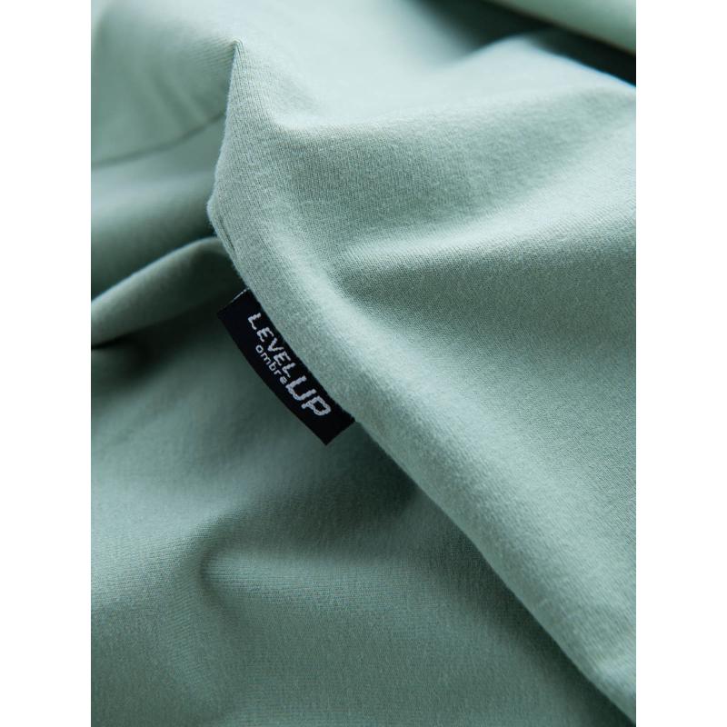 Pánské tričko LOOSE FIT s kapsou - béžové V1 OM-TSCT-0171