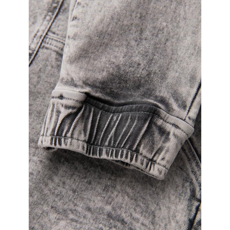 Pánské kalhoty JOGGERS s cargo kapsami na zip - grafitová V3 OM-PAJO-0123