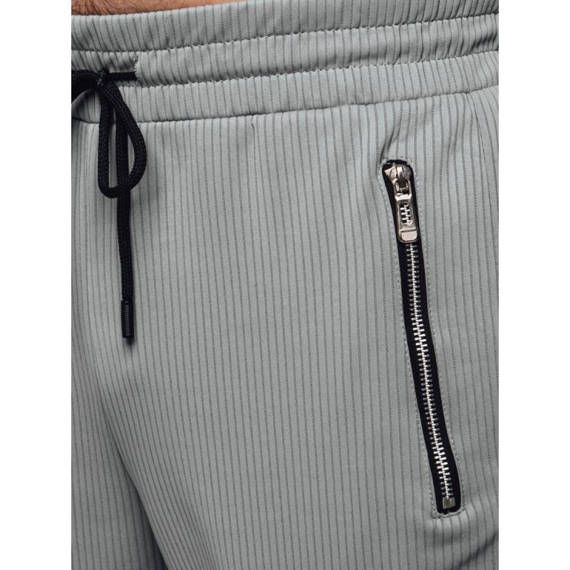 Pánske cargo nohavice šedé