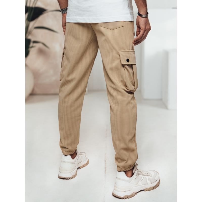 Pánske cargo nohavice khaki