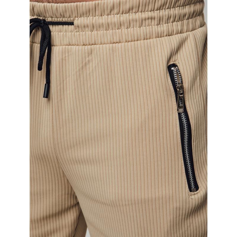 Pánske cargo nohavice khaki