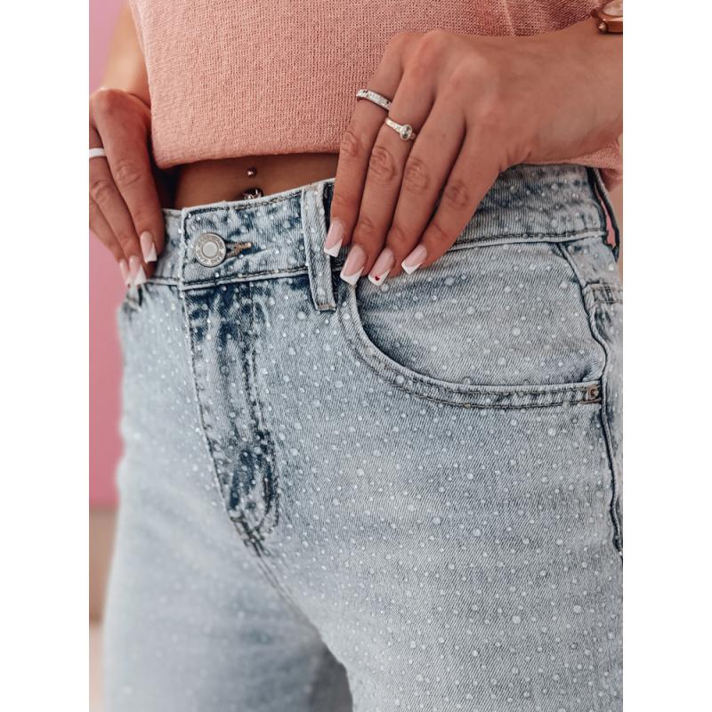 Női széles szárú farmer DIAMONTI kék